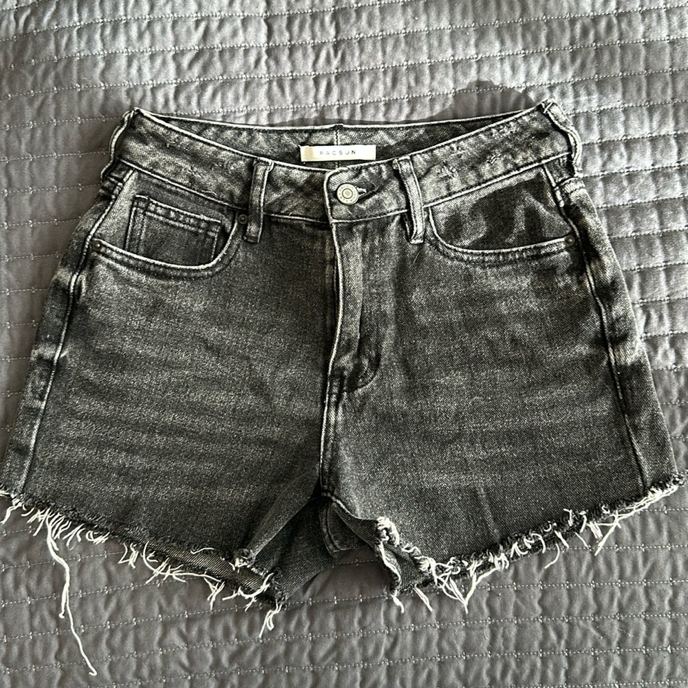 Pacsun Flower Design Jean Short